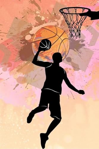 DMQBT Schwieriges Puzzle 1000 Teile - Bunt - Basketball Sports Poster - Stressabbau Spiel Für Erwachsene Kunst Bild - Familienspaß Herausforderungs Spielzeug - DX287ZW von DMQBT