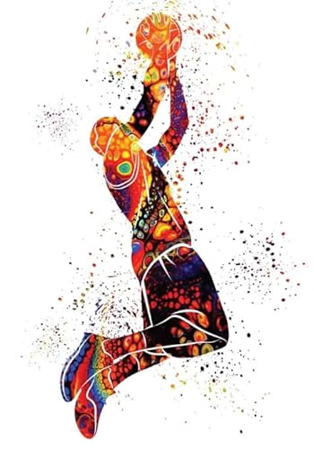 DMQBT Schwieriges Puzzle 1000 Teile - Bunt - Basketball Sports Poster - Stressabbau Spiel Für Erwachsene Kunst Bild - Familienspaß Herausforderungs Spielzeug - DX288ZW DMQBT Schwieriges Puzzle 1000 Teile - Bunt - Basketball Sports Poster - Stressabbau Spiel Für Erwachsene Kunst Bild - Familienspaß Herausforderungs Spielzeug - DX288ZW von DMQBT