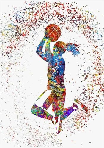 DMQBT Schwieriges Puzzle 1000 Teile - Bunt - Basketball Sports Poster - Stressabbau Spiel Für Erwachsene Kunst Bild - Familienspaß Herausforderungs Spielzeug - DX290ZW DMQBT Schwieriges Puzzle 1000 Teile - Bunt - Basketball Sports Poster - Stressabbau Spiel Für Erwachsene Kunst Bild - Familienspaß Herausforderungs Spielzeug - DX290ZW von DMQBT