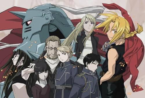 DMQBT Schwieriges Puzzle 1000 Teile - Bunt - Japanese Animes Fullmetal Alchemys Art Bilder - Personalisiertes Puzzle Spielzeug Für Erwachsene - DX385ZW DMQBT Schwieriges Puzzle 1000 Teile - Bunt - Japanese Animes Fullmetal Alchemys Art Bilder - Personalisiertes Puzzle Spielzeug Für Erwachsene - DX385ZW von DMQBT