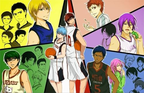 DMQBT Schwieriges Puzzle 1000 Teile - Bunt - Japanese Animes Kuroko's Basketball Poster - Personalisiertes Puzzle Spielzeug Für Erwachsene - DX300ZW DMQBT Schwieriges Puzzle 1000 Teile - Bunt - Japanese Animes Kuroko's Basketball Poster - Personalisiertes Puzzle Spielzeug Für Erwachsene - DX300ZW von DMQBT