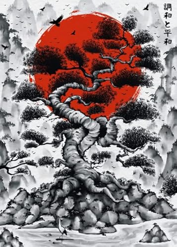 DMQBT Schwieriges Puzzle 1000 Teile - Bunt -Japanese Style Landscapes Painting Poster - Stressabbau Spiel Für Erwachsene Kunst Bild - DX280ZW DMQBT Schwieriges Puzzle 1000 Teile - Bunt -Japanese Style Landscapes Painting Poster - Stressabbau Spiel Für Erwachsene Kunst Bild - DX280ZW von DMQBT