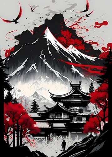 DMQBT Schwieriges Puzzle 1000 Teile - Bunt -Japanese Style Landscapes Painting Poster - Stressabbau Spiel Für Erwachsene Kunst Bild - DX284ZW DMQBT Schwieriges Puzzle 1000 Teile - Bunt -Japanese Style Landscapes Painting Poster - Stressabbau Spiel Für Erwachsene Kunst Bild - DX284ZW von DMQBT