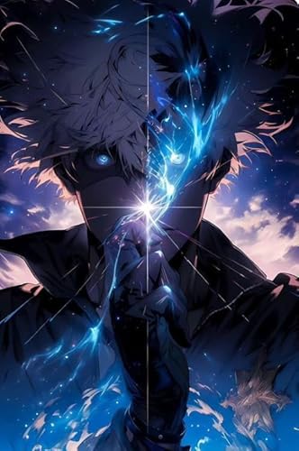 DMQBT Schwieriges Puzzle - 1000 Teile Puzzle - Japanese Animes Jujutsus Gojos Poster - Stressabbau Spiel Für Erwachsene Kunst Bild - Wand Kunst Dekoration - DX70ZW von DMQBT