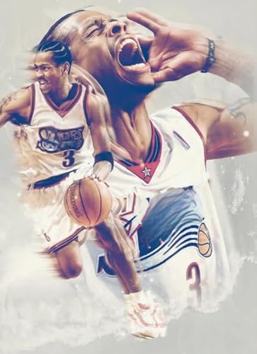 DMQBT Schwieriges Puzzle - Puzzle 1000 Teile - Basketball Player Iverson - Spiele Zur Stressreduzierung Für Die Ganze Familie - Spaß Herausforderungs Spielzeug Für Erwachsene - DX141ZW DMQBT Schwieriges Puzzle - Puzzle 1000 Teile - Basketball Player Iverson - Spiele Zur Stressreduzierung Für Die Ganze Familie - Spaß Herausforderungs Spielzeug Für Erwachsene - DX141ZW von DMQBT