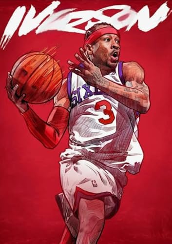 DMQBT Schwieriges Puzzle - Puzzle 1000 Teile - Basketball Player Iverson - Spiele Zur Stressreduzierung Für Die Ganze Familie - Spaß Herausforderungs Spielzeug Für Erwachsene - DX143ZW DMQBT Schwieriges Puzzle - Puzzle 1000 Teile - Basketball Player Iverson - Spiele Zur Stressreduzierung Für Die Ganze Familie - Spaß Herausforderungs Spielzeug Für Erwachsene - DX143ZW von DMQBT
