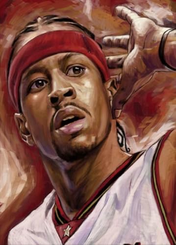 DMQBT Schwieriges Puzzle - Puzzle 1000 Teile - Basketball Player Iverson - Spiele Zur Stressreduzierung Für Die Ganze Familie - Spaß Herausforderungs Spielzeug Für Erwachsene - DX144ZW DMQBT Schwieriges Puzzle - Puzzle 1000 Teile - Basketball Player Iverson - Spiele Zur Stressreduzierung Für Die Ganze Familie - Spaß Herausforderungs Spielzeug Für Erwachsene - DX144ZW von DMQBT