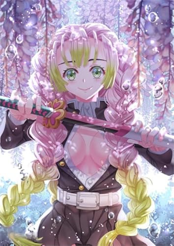 DMQBT Unregelmäßig 1000 Stück - Schwieriges Puzzle - Japanese Animes Demons Kanroji Mitsuri - Personalisiertes Puzzle Spielzeug Für Erwachsene - DX227ZW von DMQBT