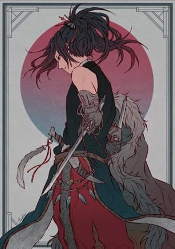 DMQBT Unregelmäßig 1000 Stück - Schwieriges Puzzle - Japanese Animes Dororo Art Bilder - Personalisiertes Puzzle Spielzeug Für Erwachsene - DX220ZW von DMQBT