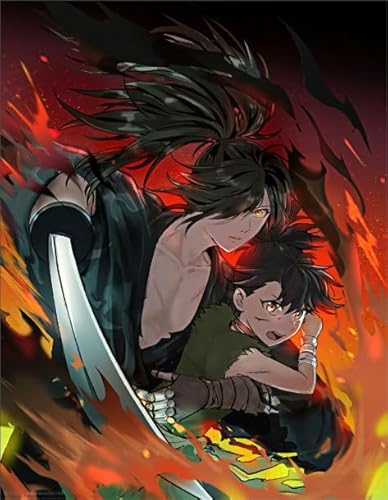 DMQBT Unregelmäßig 1000 Stück - Schwieriges Puzzle - Japanese Animes Dororo Art Bilder - Personalisiertes Puzzle Spielzeug Für Erwachsene - DX224ZW von DMQBT