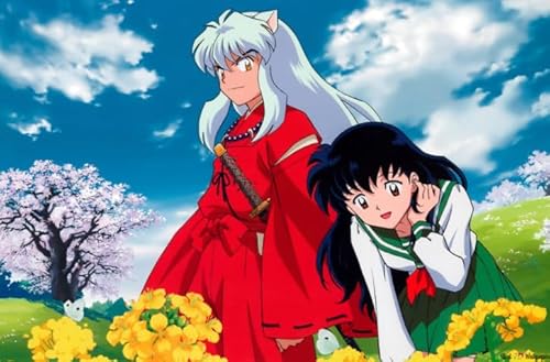 DMQBT Unregelmäßiges Puzzle 1000 Teile- Bunt - Japanese Classic Animes Inuyashas - Personalisiertes Puzzle Spielzeug Für Erwachsene - DX49ZW von DMQBT
