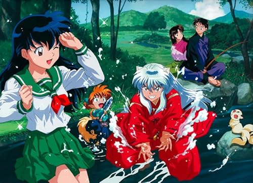 DMQBT Unregelmäßiges Puzzle 1000 Teile- Bunt - Japanese Classic Animes Inuyashas - Personalisiertes Puzzle Spielzeug Für Erwachsene - DX50ZW von DMQBT