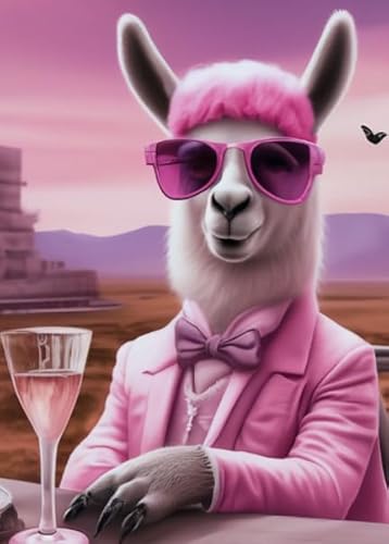 DMQBT Unregelmäßiges Puzzle 1000 Teile- Schwieriges Puzzle - Alpaca Fun Art Bilder - Spaß Herausforderungs Spielzeug Für Erwachsene - Spiele Zur Stressreduzierung Für Die Ganze Familie - DX211ZW DMQBT Unregelmäßiges Puzzle 1000 Teile- Schwieriges Puzzle - Alpaca Fun Art Bilder - Spaß Herausforderungs Spielzeug Für Erwachsene - Spiele Zur Stressreduzierung Für Die Ganze Familie - DX211ZW von DMQBT