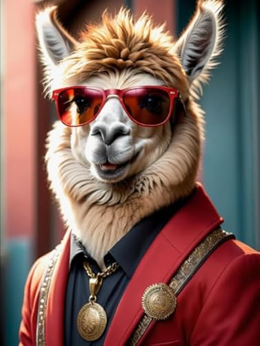 DMQBT Unregelmäßiges Puzzle 1000 Teile- Schwieriges Puzzle - Alpaca Fun Art Bilder - Spaß Herausforderungs Spielzeug Für Erwachsene - Spiele Zur Stressreduzierung Für Die Ganze Familie - DX213ZW DMQBT Unregelmäßiges Puzzle 1000 Teile- Schwieriges Puzzle - Alpaca Fun Art Bilder - Spaß Herausforderungs Spielzeug Für Erwachsene - Spiele Zur Stressreduzierung Für Die Ganze Familie - DX213ZW von DMQBT