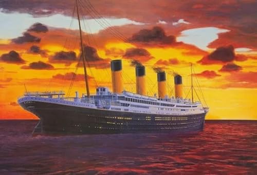 DMQBT Unregelmäßiges Puzzle 1000 Teile- Schwieriges Puzzle - Titanic'S Ship Oil Painting - Spaß Herausforderungs Spielzeug Für Erwachsene - Spiele Zur Stressreduzierung Für Die Ganze Familie - DX218ZW DMQBT Unregelmäßiges Puzzle 1000 Teile- Schwieriges Puzzle - Titanic'S Ship Oil Painting - Spaß Herausforderungs Spielzeug Für Erwachsene - Spiele Zur Stressreduzierung Für Die Ganze Familie - DX218ZW von DMQBT