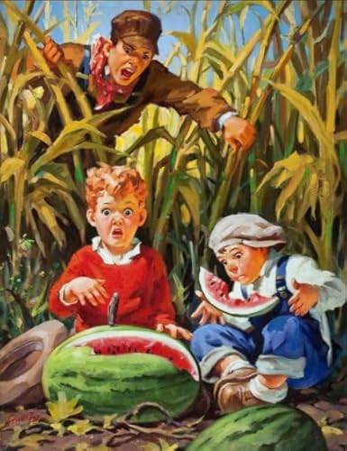 Hintermeister Oil Painting Illustrations - Erwachsene Challenge Game - Für Wand Kunst Dekoration - 1000 Teile Puzzles - Familie Stress Reduktion Spiele Dw687Sk von DMQBT