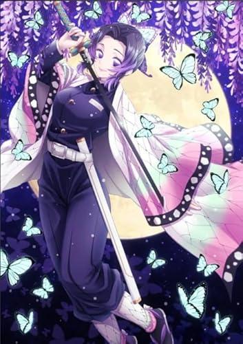 Japanese Animes Demons Kochou Shinobus Picture Plakat，Für Kinder Spielzeug Lernspiele Plakats ，1000 Teile Puzzle Dw471Sk von DMQBT