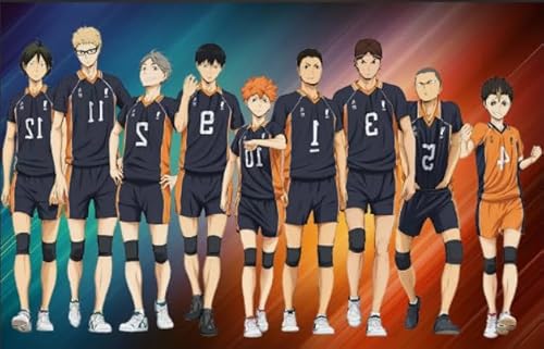 Japanese Animes Haikyuu Plakat Picture - Lernspielzeug Für Kinder - Für Adult Family Stress Relief Plakats Toys - 1000 Teile Puzzle Dw447Sk von DMQBT