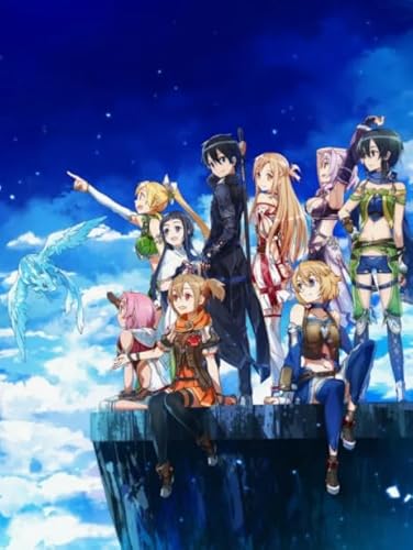 Japanische Animes Onlines Kirigaya Kazuto Bilder,1000 Stücks Puzzles,Kinderspielzeug Lernspiele Plakats,Wand Kunst Dekoration Xw311Qk von DMQBT
