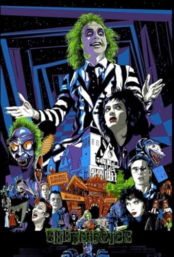 Juices Horror Movie Plakat - 1000 Teile Puzzles - Erwachsene Personalisierte Herausforderung Spielzeug - Gedächtnis Kognition Spiel Dw663Sk von DMQBT