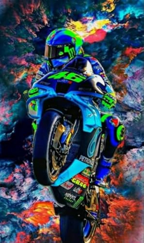 Motoss Racings Picture Plakat ，Puzzles 1000 Teile ，Für Familie Stress Reduktion Spiele ，Adult Fun Challenge Spielzeug ，Wand Kunst Dekoration Dw463Sk von DMQBT