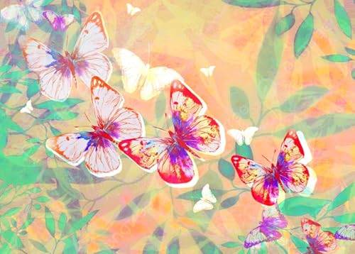 Puzzle 1000 Stück, Art Butterflys Plakat, Spiele Zum Stressabbau In Der Familie, Erwachsene Challenge Game,Elderly Gedächtnis Kognitions Spiels Xw422Qk von DMQBT