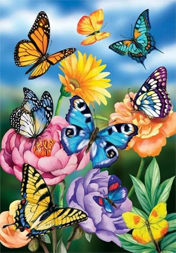 Puzzle 1000 Stück, Art Butterflys Plakat, Spiele Zum Stressabbau In Der Familie, Erwachsene Challenge Game,Elderly Gedächtnis Kognitions Spiels Xw424Qk von DMQBT