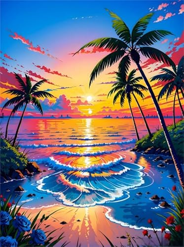 Puzzle 1000 Stücks,Seasides Towns Scenery Colour,Adult Stress Relief Spiel Kunst Bild,Home Decoration,Elderly Gedächtnis Kognitions Spiels Xw234Qk von DMQBT