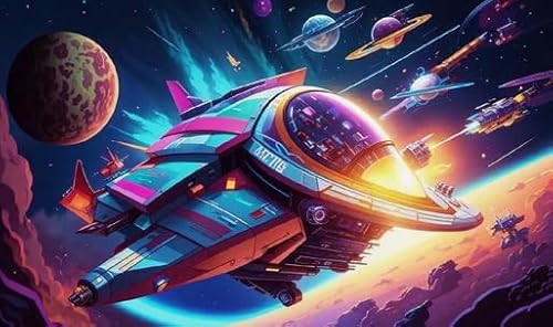 Puzzle 1000 Stücks,Spacecrafts Buntes Difficult Puzzle,Lernspielzeug Für Kinder,Wand Kunst Dekoration, Spiele Zum Stressabbau In Der Familie Xw135Qk von DMQBT