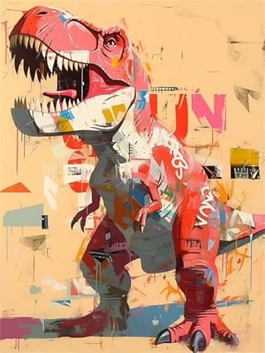 Puzzle 1000 Stücks - Dinosaurs Abstrakte Kunst Animals Bilder - Buntes - Lernspielzeug Für Kinder - Spiele Zum Stressabbau In Der Familie Xw89Qk von DMQBT
