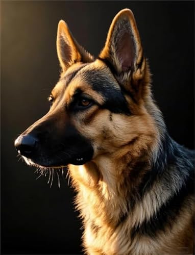 Puzzle 1000 Teile ，Für Erwachsene Familie Stress Relief Puzzle Spielzeug，Gedächtnis Kognition Spiel ，German Shepherds Dogs ，Wand Kunst Dekoration Dw235Sk von DMQBT