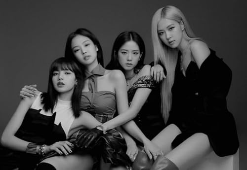 Puzzle 1000 Teile ，Für Erwachsene Personalisierte Herausforderung Spielzeug ，Gedächtnis Kognition Spiel ，Wand Kunst Dekoration ，Korea Group Band Blackpinks Plakat Dw279Sk von DMQBT