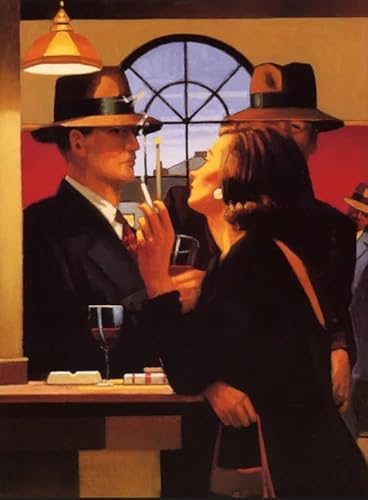 Puzzle 1000 Teile ，Vettriano Paintings ，Für Erwachsene Stressabbau Spiel Kunst Bild ，Heim-Dekoration ，Familie Stress Reduktion Spiele Dw274Sk von DMQBT