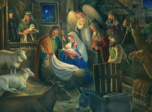 Puzzles 1000 Stück,Jesus Nativity,Colorful,Unregelmäßige Puzzle Teile,Adult Family Puzzle Challenge Toy,Memory-Spiel Für Senioren Cf44Tn Puzzles 1000 Stück,Jesus Nativity,Colorful,Unregelmäßige Puzzle Teile,Adult Family Puzzle Challenge Toy,Memory-Spiel Für Senioren Cf44Tn von DMQBT