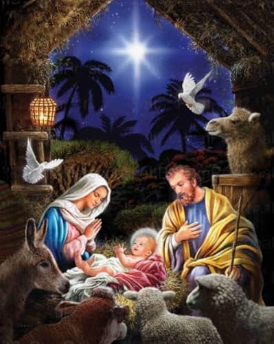 Puzzles 1000 Stück,Jesus Nativity,Colorful,Unregelmäßige Puzzle Teile,Adult Family Puzzle Challenge Toy,Memory-Spiel Für Senioren Cf45Tn Puzzles 1000 Stück,Jesus Nativity,Colorful,Unregelmäßige Puzzle Teile,Adult Family Puzzle Challenge Toy,Memory-Spiel Für Senioren Cf45Tn von DMQBT