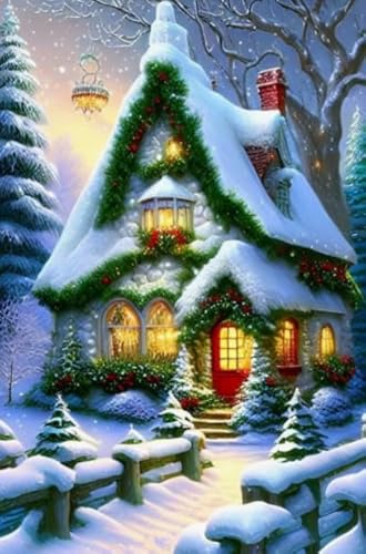 Snowy Towns Bilder - Puzzles Für Ältere Erwachsene - Familie Spaß Herausforderung Spielzeug - Wand Kunst Dekoration - Puzzle 1000 Teile Dw35Sk von DMQBT