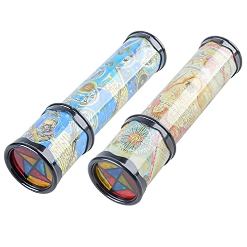 DMZK 2 Stück Kaleidoskop Kinder, Kaleidoscope Dehnbares Drehbar, Klassisches Papier Kaleidoskop Spielzeug Magisches Pädagogisches Spielzeug Geschenk für Jungen Mädchen DMZK 2 Stück Kaleidoskop Kinder, Kaleidoscope Dehnbares Drehbar, Klassisches Papier Kaleidoskop Spielzeug Magisches Pädagogisches Spielzeug Geschenk für Jungen Mädchen von DMZK