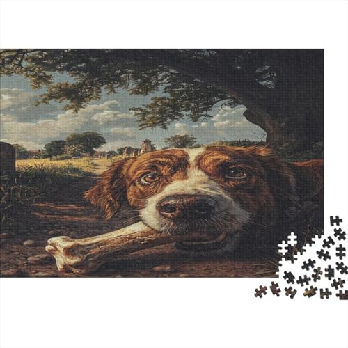 BAdlerhunde Puzzlespiel 1000 Teile Für Erwachsene, Einzigartige Kunstwerke Und Vorlage - Geburtstagsgeschenk - Spaßige Puzzles Mit Überraschung Von Puzzle in A Bag Puzzel 1000pcs (75x50cm) von DNAVSOETR