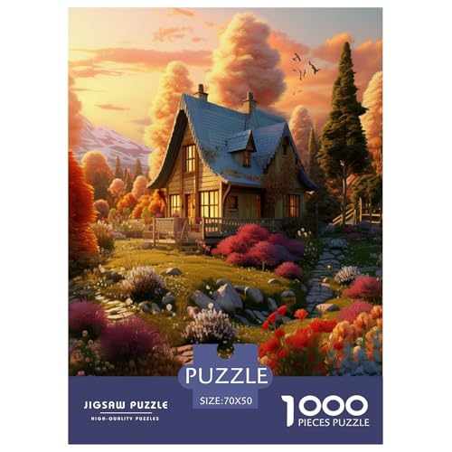 Süße Landschaft Puzzle 1000-teilige Schwer Puzzle Spielzeug Lernspiel Impossible Herausforderungsspielzeug Für Erwachsene Kinder 70x50cm/1000pcs Süße Landschaft Puzzle 1000-teilige Schwer Puzzle Spielzeug Lernspiel Impossible Herausforderungsspielzeug Für Erwachsene Kinder 70x50cm/1000pcs von DNAVSOETR