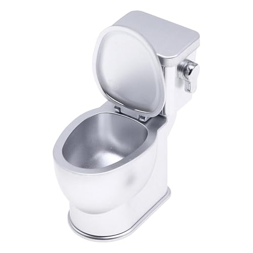 Doll House Toilette, Doll House Decor Toilet Bowl, Miniatur-Zimmerdekoration, Miniatur-Toilette, mit Flush-Sound, Möbel, Zubehör Doll House Toilette, Doll House Decor Toilet Bowl, Miniatur-Zimmerdekoration, Miniatur-Toilette, mit Flush-Sound, Möbel, Zubehör von DNCG