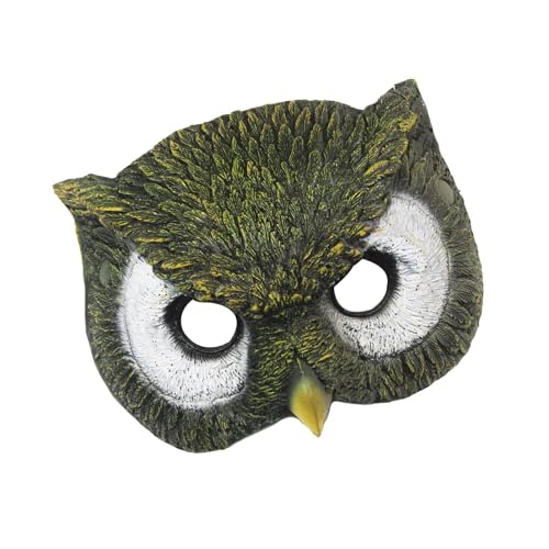 Halloween-Gesichtsmasken, Cosplay-Kostüm, Eulengesichtsdecke für Erwachsene, Eulenmaske mit Tiermotiv, Halloween-Maske, Zubehör Halloween-Gesichtsmasken, Cosplay-Kostüm, Eulengesichtsdecke für Erwachsene, Eulenmaske mit Tiermotiv, Halloween-Maske, Zubehör von DNCG