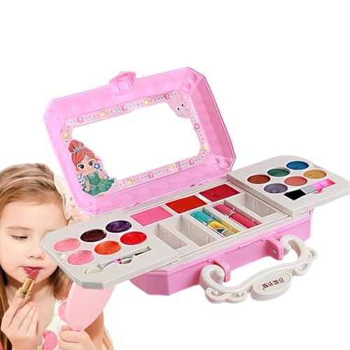 Make-up-Palette für Kinder, Make-up-Set, Prinzessinnen-Make-up-Set für Mädchen, waschbare Kosmetik für Kinder, Schminktisch für kleine Mädchen, Kinder Make-up-Palette für Kinder, Make-up-Set, Prinzessinnen-Make-up-Set für Mädchen, waschbare Kosmetik für Kinder, Schminktisch für kleine Mädchen, Kinder von DNCG