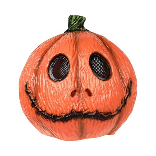 Pumpkin Masque, Halloween Creepy Cosplay Masque Pumpkin Design, Novelty Halloween Kostüm, Pumpkin, Home And Gathering Enjoy Festive Fun Gag Joke Toy For Theatre, Haunted Houses, Carnival Pumpkin Masque, Halloween Creepy Cosplay Masque Pumpkin Design, Novelty Halloween Kostüm, Pumpkin, Home And Gathering Enjoy Festive Fun Gag Joke Toy For Theatre, Haunted Houses, Carnival von DNCG