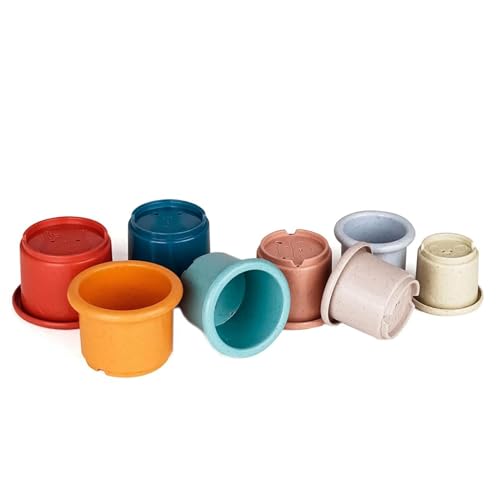 Stapelbare Becher für Kaninchen, 8 Stück Kaninchen-Spielzeug für Langeweile, stapelbare Becher für Kaninchen, Spielzeug zur Bereicherung von stapelbaren Gläsern, mehrfarbig, stapelbare Becher P Stapelbare Becher für Kaninchen, 8 Stück Kaninchen-Spielzeug für Langeweile, stapelbare Becher für Kaninchen, Spielzeug zur Bereicherung von stapelbaren Gläsern, mehrfarbig, stapelbare Becher P von DNCG