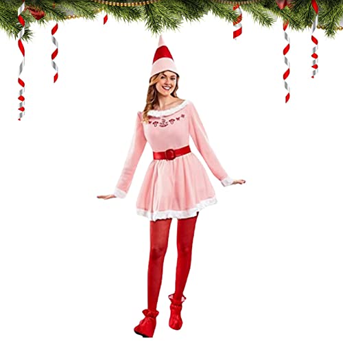 Weihnachten Mädchen Kleid Erwachsene Damen Rosa Weihnachtsmann Anzug Weihnachten Kostüm Lady Dressing Outfits Niedlich Fancy Santa Set für Erwachsene Weihnachten Mädchen Kleid Erwachsene Damen Rosa Weihnachtsmann Anzug Weihnachten Kostüm Lady Dressing Outfits Niedlich Fancy Santa Set für Erwachsene von DNCG