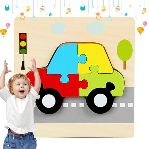 Wooden Puzzles für Tiere, Tier-Puzzle, Tier-Puzzle, Game Educational Puzzle, niedliches Holz, Kleinkinder, Lernen, Lernen, Preschool und Mädchen, 4-6 Wooden Puzzles für Tiere, Tier-Puzzle, Tier-Puzzle, Game Educational Puzzle, niedliches Holz, Kleinkinder, Lernen, Lernen, Preschool und Mädchen, 4-6 von DNCG