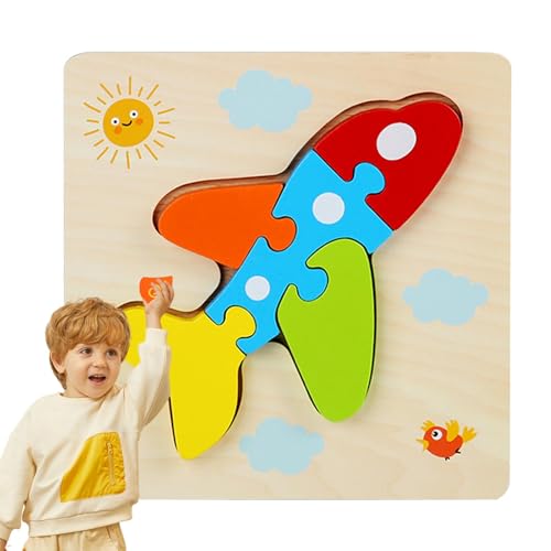 Wooden Puzzles für Tiere, Tier-Puzzle, Tier-Puzzle, Game Educational Puzzle, niedliches Holz, Kleinkinder, Lernen, Lernen, Preschool und Mädchen, 4-6 Wooden Puzzles für Tiere, Tier-Puzzle, Tier-Puzzle, Game Educational Puzzle, niedliches Holz, Kleinkinder, Lernen, Lernen, Preschool und Mädchen, 4-6 von DNCG