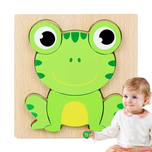 Wooden Puzzles für Tiere, Tier-Puzzle, Tier-Puzzle, Game Educational Puzzle, niedliches Holz, Kleinkinder, Lernen, Lernen, Preschool und Mädchen, 4-6 Wooden Puzzles für Tiere, Tier-Puzzle, Tier-Puzzle, Game Educational Puzzle, niedliches Holz, Kleinkinder, Lernen, Lernen, Preschool und Mädchen, 4-6 von DNCG