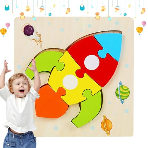 Wooden Puzzles für Tiere, Tier-Puzzle, Tier-Puzzle, Game Educational Puzzle, niedliches Holz, Kleinkinder, Lernen, Lernen, Preschool und Mädchen, 4-6 Wooden Puzzles für Tiere, Tier-Puzzle, Tier-Puzzle, Game Educational Puzzle, niedliches Holz, Kleinkinder, Lernen, Lernen, Preschool und Mädchen, 4-6 von DNCG