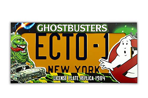 DOCTOR COLLECTOR 8437017951247 Ghostbusters Ecto-1 Nummernschild-Nachbildung, Mehrfarbig, 12 x 6 inch von Doctor Collector